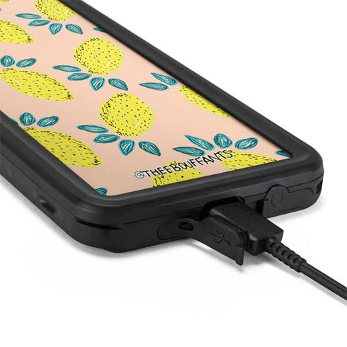 Bouffants and Broken Hearts Lemon Party Galaxy S20 Plus Waterproof Case