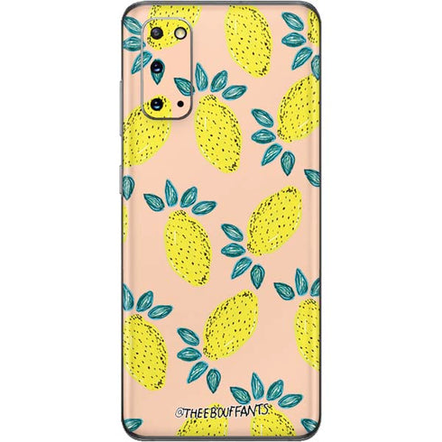 Bouffants and Broken Hearts Lemon Party Galaxy S20 Skin