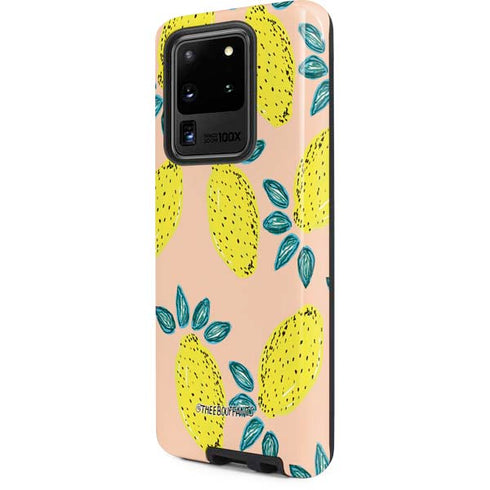 Bouffants and Broken Hearts Lemon Party Galaxy S20 Ultra 5G Pro Case