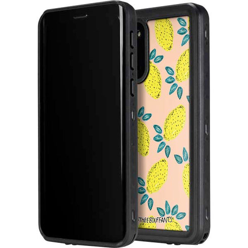 Bouffants and Broken Hearts Lemon Party Galaxy S20 Waterproof Case