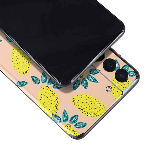 Bouffants and Broken Hearts Lemon Party Galaxy S21 Plus 5G Skin