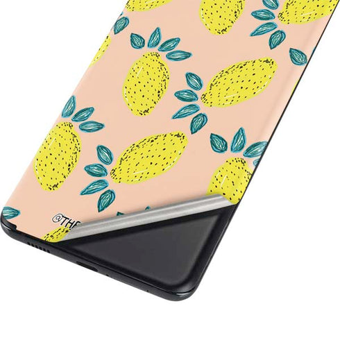Bouffants and Broken Hearts Lemon Party Galaxy S21 Plus 5G Skin