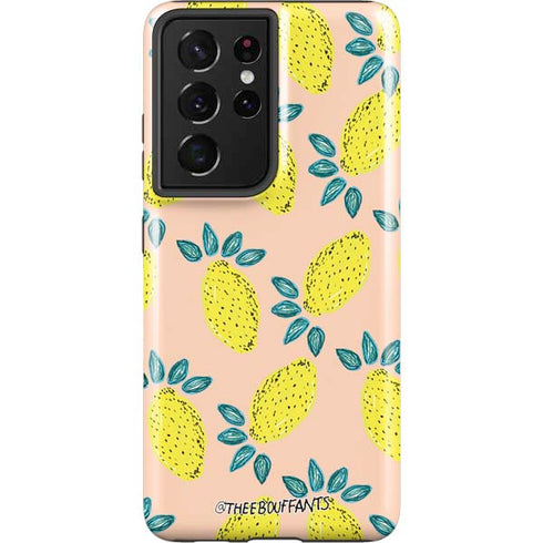 Bouffants and Broken Hearts Lemon Party Galaxy S21 Ultra 5G Pro Case