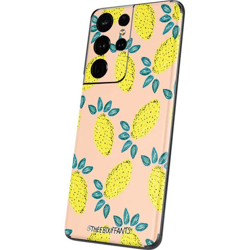 Bouffants and Broken Hearts Lemon Party Galaxy S21 Ultra 5G Skin