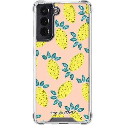 Bouffants and Broken Hearts Lemon Party Galaxy S22 Clear Case