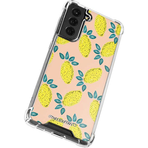 Bouffants and Broken Hearts Lemon Party Galaxy S22 Clear Case