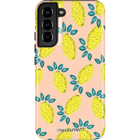 Bouffants and Broken Hearts Lemon Party Galaxy S22 Plus Pro Case