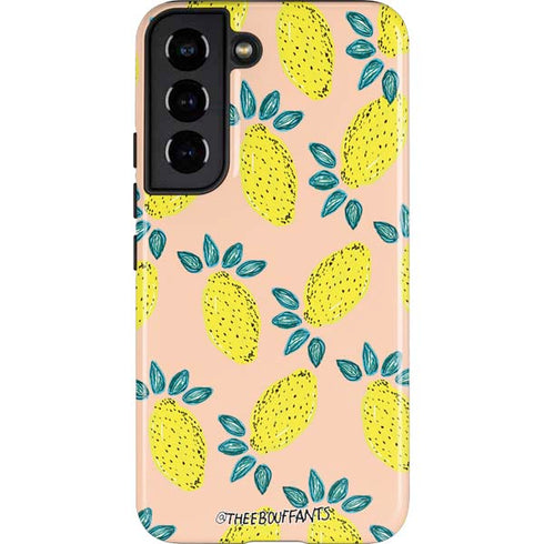 Bouffants and Broken Hearts Lemon Party Galaxy S22 Pro Case