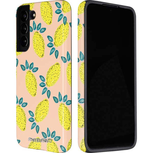 Bouffants and Broken Hearts Lemon Party Galaxy S22 Pro Case