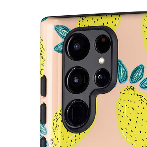 Bouffants and Broken Hearts Lemon Party Galaxy S22 Ultra Pro Case