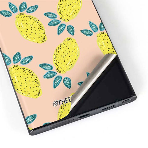 Bouffants and Broken Hearts Lemon Party Galaxy S22 Ultra Skin