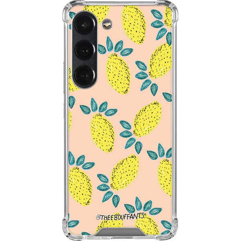 Bouffants and Broken Hearts Lemon Party Galaxy S23 Clear Case