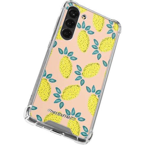 Bouffants and Broken Hearts Lemon Party Galaxy S23 Plus Clear Case