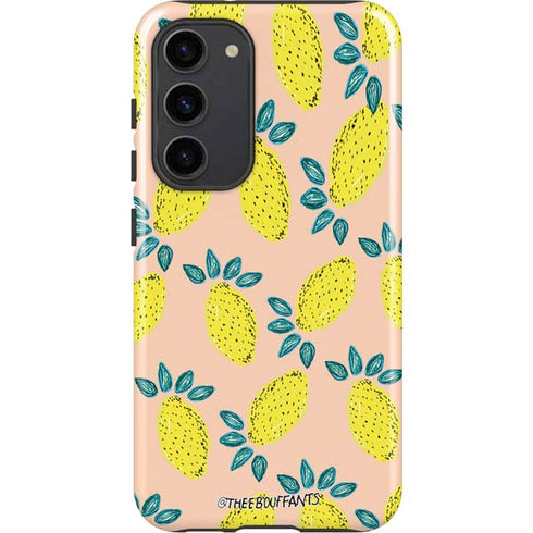Bouffants and Broken Hearts Lemon Party Galaxy S23 Plus Pro Case