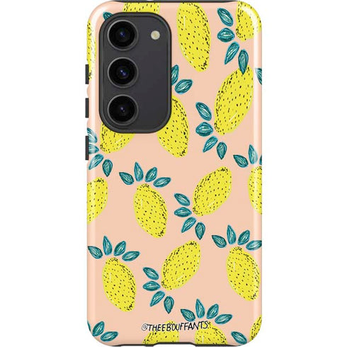Bouffants and Broken Hearts Lemon Party Galaxy S23 Pro Case