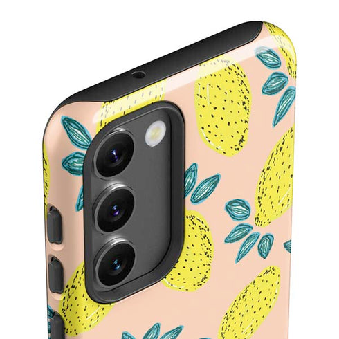 Bouffants and Broken Hearts Lemon Party Galaxy S23 Pro Case