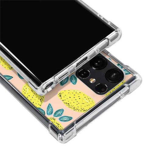 Bouffants and Broken Hearts Lemon Party Galaxy S24 Ultra Clear Case
