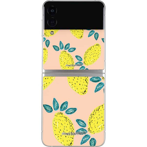 Bouffants and Broken Hearts Lemon Party Galaxy Z Flip4 5G Skin