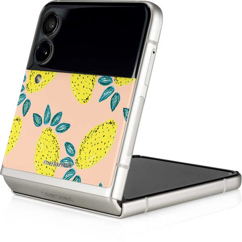 Bouffants and Broken Hearts Lemon Party Galaxy Z Flip4 5G Skin