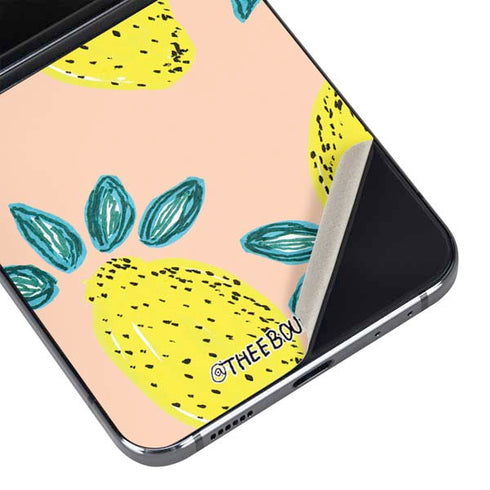 Bouffants and Broken Hearts Lemon Party Galaxy Z Flip5 5G Skin
