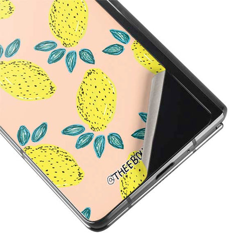 Bouffants and Broken Hearts Lemon Party Galaxy Z Fold2 5G Skin