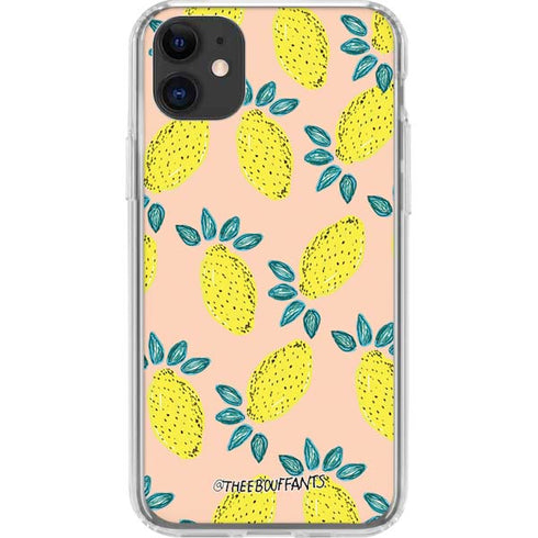 Bouffants and Broken Hearts Lemon Party iPhone 11 Clear Case