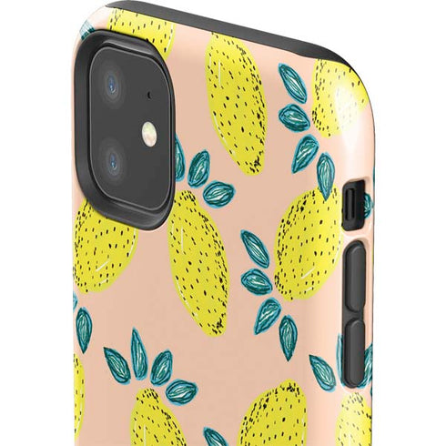 Bouffants and Broken Hearts Lemon Party iPhone 11 Impact Case