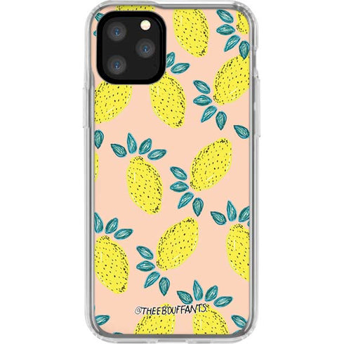 Bouffants and Broken Hearts Lemon Party iPhone 11 Pro Clear Case
