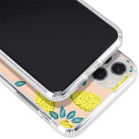 Bouffants and Broken Hearts Lemon Party iPhone 11 Pro Clear Case