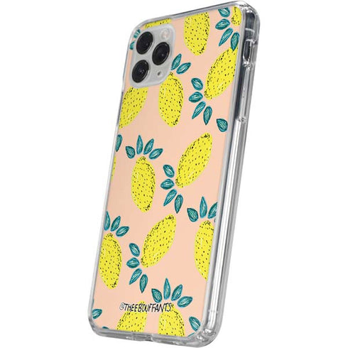 Bouffants and Broken Hearts Lemon Party iPhone 11 Pro Clear Case