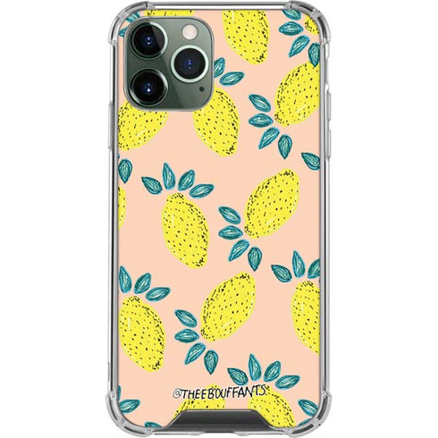 Bouffants and Broken Hearts Lemon Party iPhone 11 Pro Max Clear Case