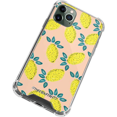 Bouffants and Broken Hearts Lemon Party iPhone 11 Pro Max Clear Case
