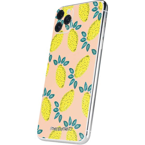 Bouffants and Broken Hearts Lemon Party iPhone 11 Pro Max Skin