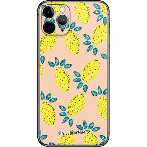 Bouffants and Broken Hearts Lemon Party iPhone 11 Pro Skin