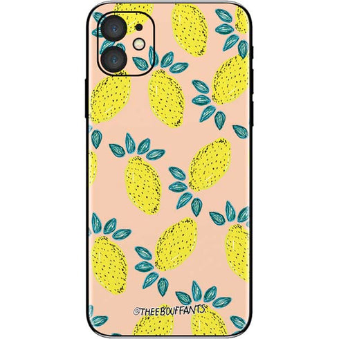 Bouffants and Broken Hearts Lemon Party iPhone 11 Skin