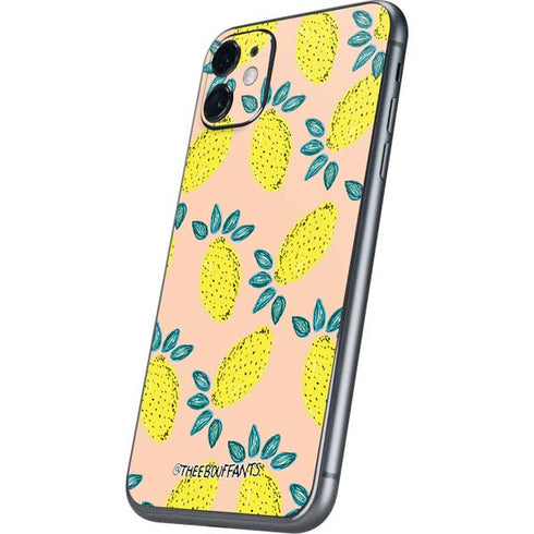 Bouffants and Broken Hearts Lemon Party iPhone 11 Skin