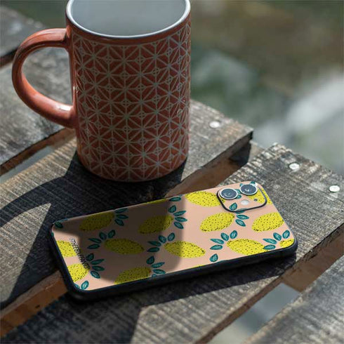Bouffants and Broken Hearts Lemon Party iPhone 11 Skin