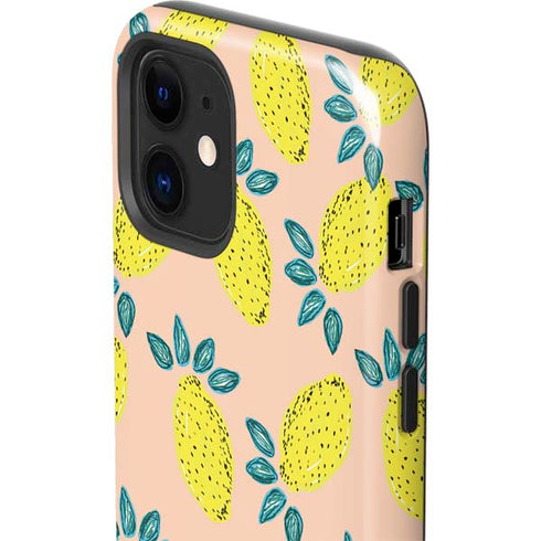 Bouffants and Broken Hearts Lemon Party iPhone 12 Mini Impact Case