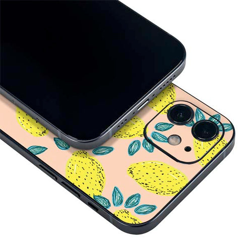 Bouffants and Broken Hearts Lemon Party iPhone 12 Mini Skin