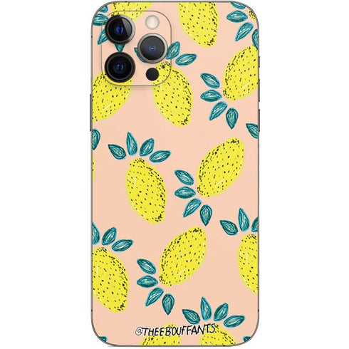 Bouffants and Broken Hearts Lemon Party iPhone 12 Pro Skin