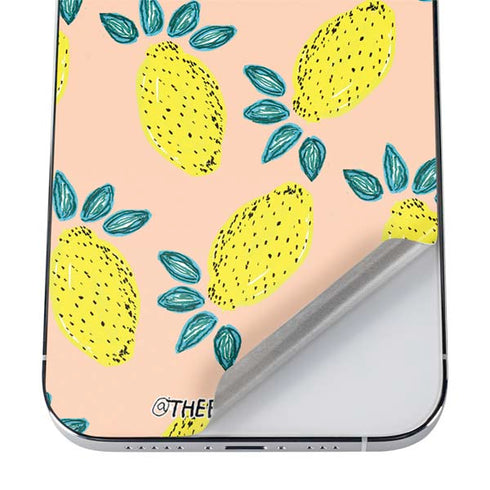 Bouffants and Broken Hearts Lemon Party iPhone 12 Pro Skin