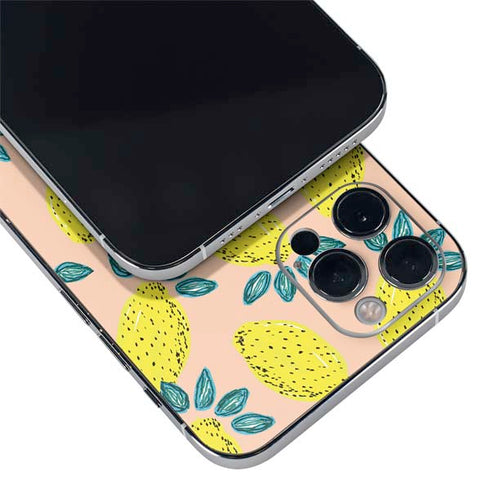 Bouffants and Broken Hearts Lemon Party iPhone 12 Pro Skin