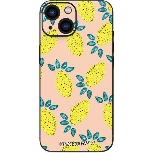 Bouffants and Broken Hearts Lemon Party iPhone 13 Mini Skin
