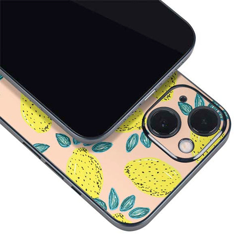 Bouffants and Broken Hearts Lemon Party iPhone 13 Mini Skin