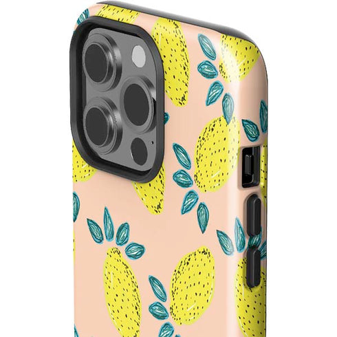 Bouffants and Broken Hearts Lemon Party iPhone 13 Pro Impact Case