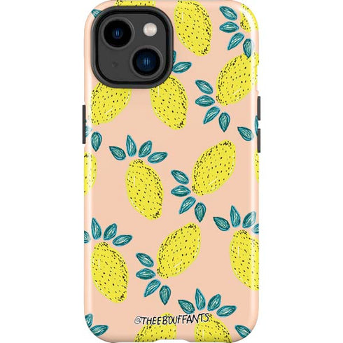 Bouffants and Broken Hearts Lemon Party iPhone 14 Plus Impact Case