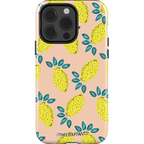 Bouffants and Broken Hearts Lemon Party iPhone 15 Pro Impact Case