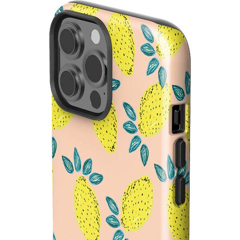 Bouffants and Broken Hearts Lemon Party iPhone 14 Pro Max Impact Case