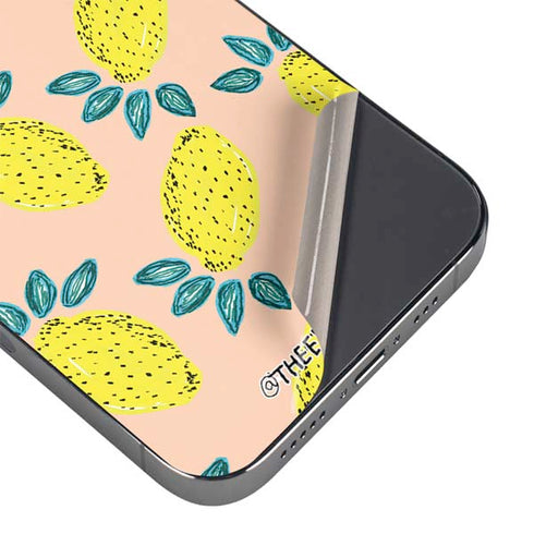 Bouffants and Broken Hearts Lemon Party iPhone 14 Pro Max Skin