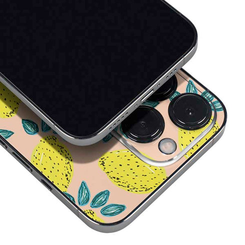 Bouffants and Broken Hearts Lemon Party iPhone 15 Pro Skin